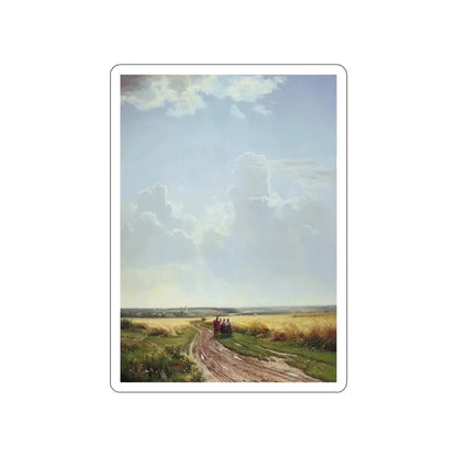 SHISKIN, Ivan Ivanovich - Noon. In the vicinity of Moscow 1869 (Artwork) STICKER Vinyl Die-Cut Decal White Die-Cut 3 Inch - The Sticker Space