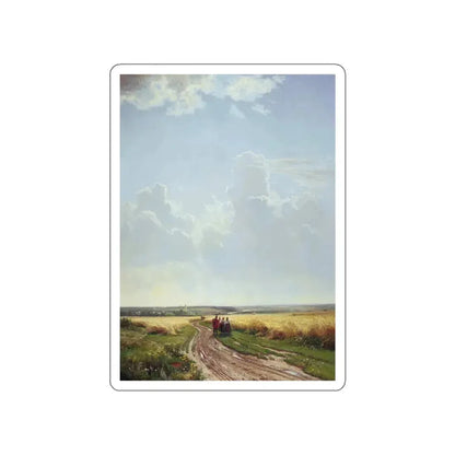 SHISKIN, Ivan Ivanovich - Noon. In the vicinity of Moscow 1869 (Artwork) STICKER Vinyl Die-Cut Decal White Die-Cut 4 Inch - The Sticker Space