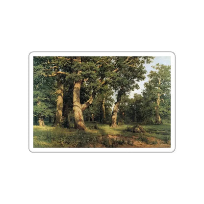 SHISKIN, Ivan Ivanovich - oak. grove 1887 (Artwork) STICKER Vinyl Die-Cut Decal White Die-Cut 5 Inch - The Sticker Space