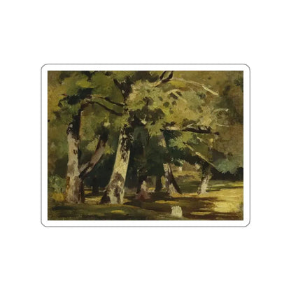SHISKIN, Ivan Ivanovich - Oaks sunlight 1890 (Artwork) STICKER Vinyl Die-Cut Decal White Die-Cut 3 Inch - The Sticker Space