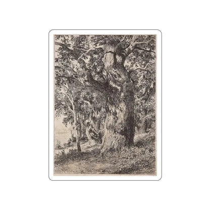 SHISKIN, Ivan Ivanovich - old oak. 1897 (Artwork) STICKER Vinyl Die-Cut Decal White Die-Cut 2 Inch - The Sticker Space