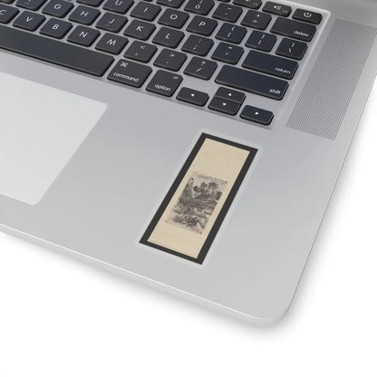 Shitao (Zhu Ruoji) - Hermitage in Mount Lu - unknown v2 - STICKER Vinyl Kiss-Cut Decal