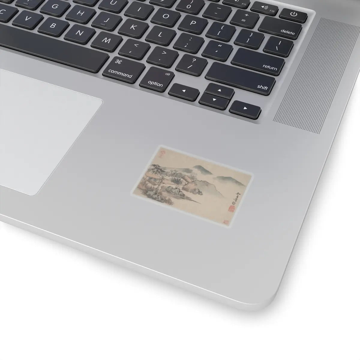 Shitao (Zhu Ruoji) - Landscapes - ca. 1690s v2 - STICKER Vinyl Kiss-Cut Decal