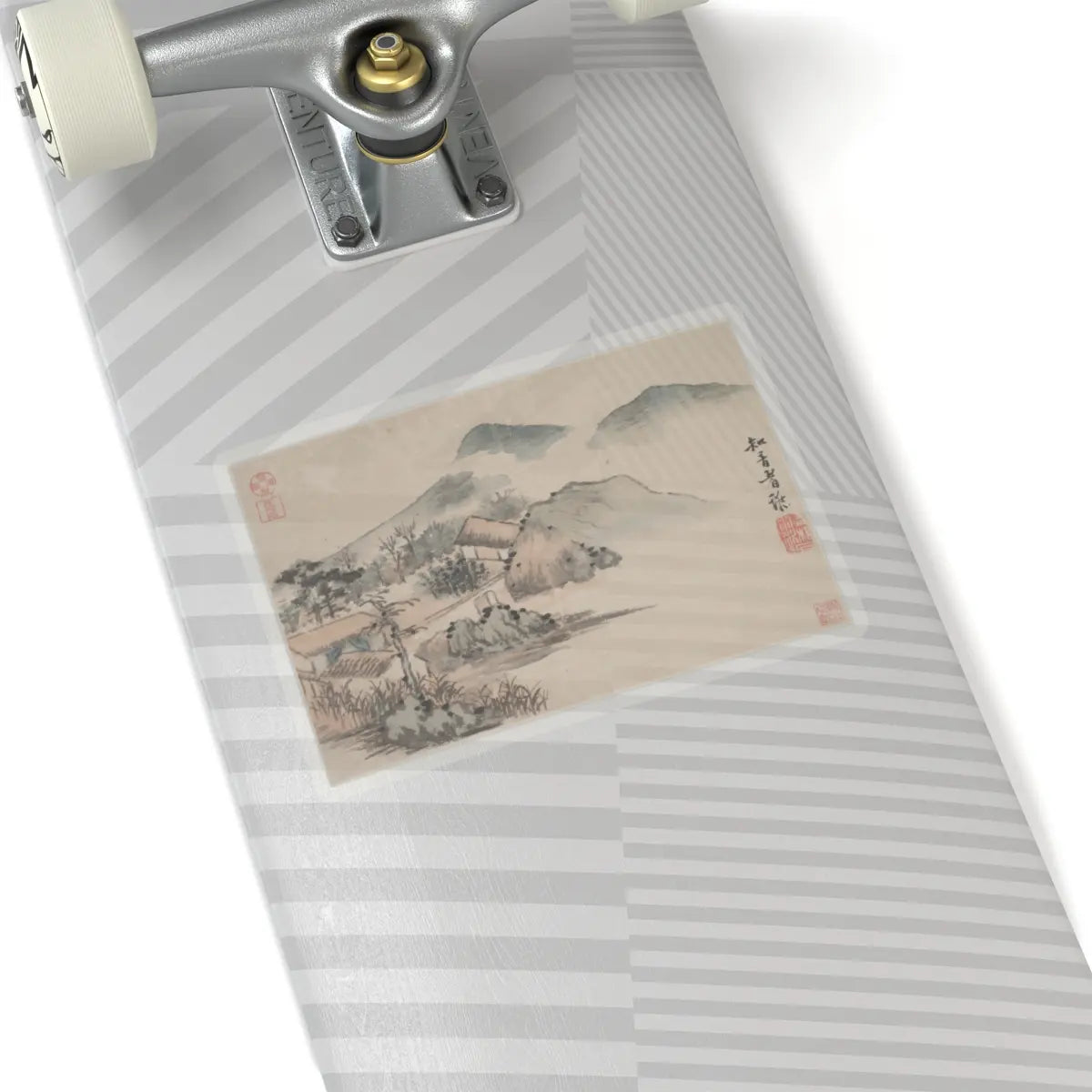 Shitao (Zhu Ruoji) - Landscapes - ca. 1690s v2 - STICKER Vinyl Kiss-Cut Decal