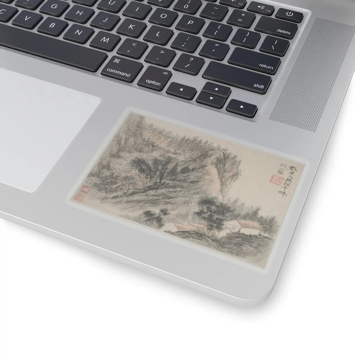Shitao (Zhu Ruoji) - Landscapes - ca. 1690s v3 - STICKER Vinyl Kiss-Cut Decal