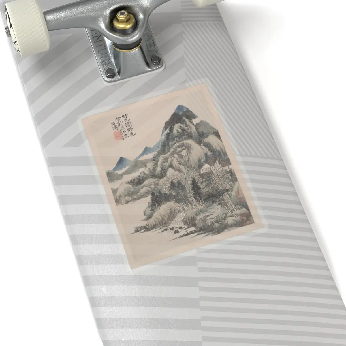 Shitao (Zhu Ruoji) - Wilderness Colors - ca. 1700 v5 - STICKER Vinyl Kiss-Cut Decal