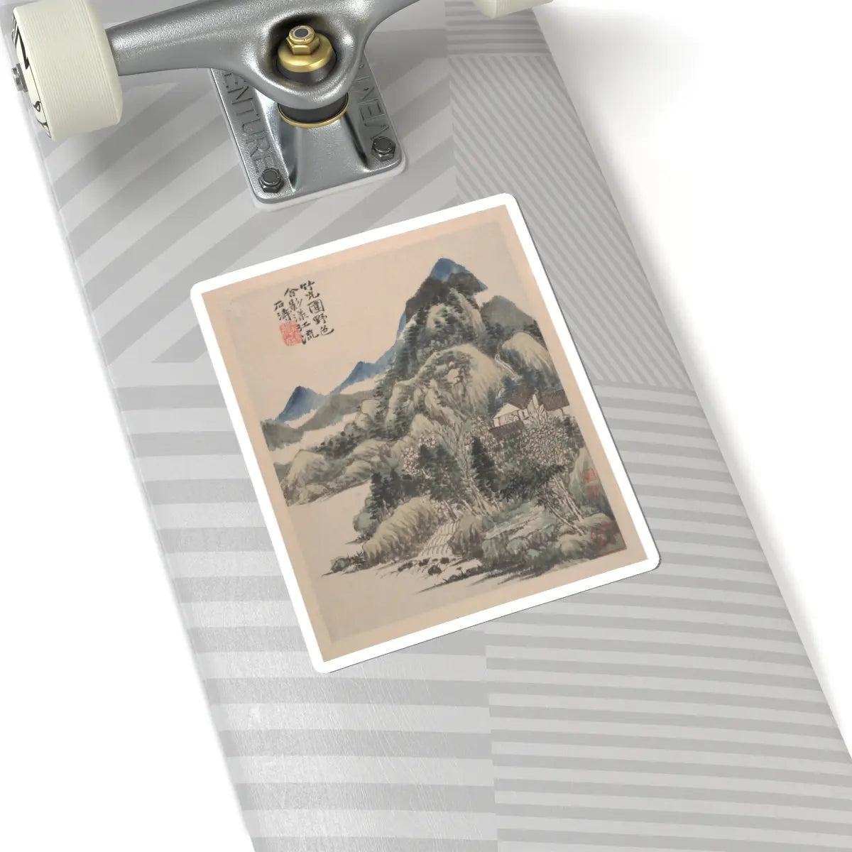 Shitao (Zhu Ruoji) - Wilderness Colors - ca. 1700 v5 - STICKER Vinyl Kiss-Cut Decal