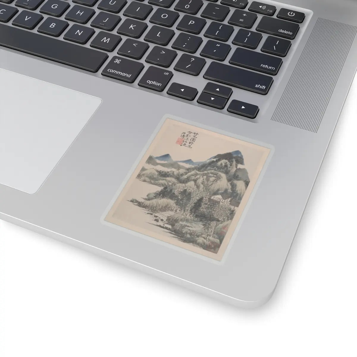 Shitao (Zhu Ruoji) - Wilderness Colors - ca. 1700 v5 - STICKER Vinyl Kiss-Cut Decal