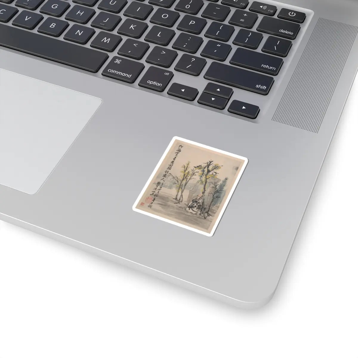 Shitao (Zhu Ruoji) - Wilderness Colors - ca. 1700 v7 - STICKER Vinyl Kiss-Cut Decal