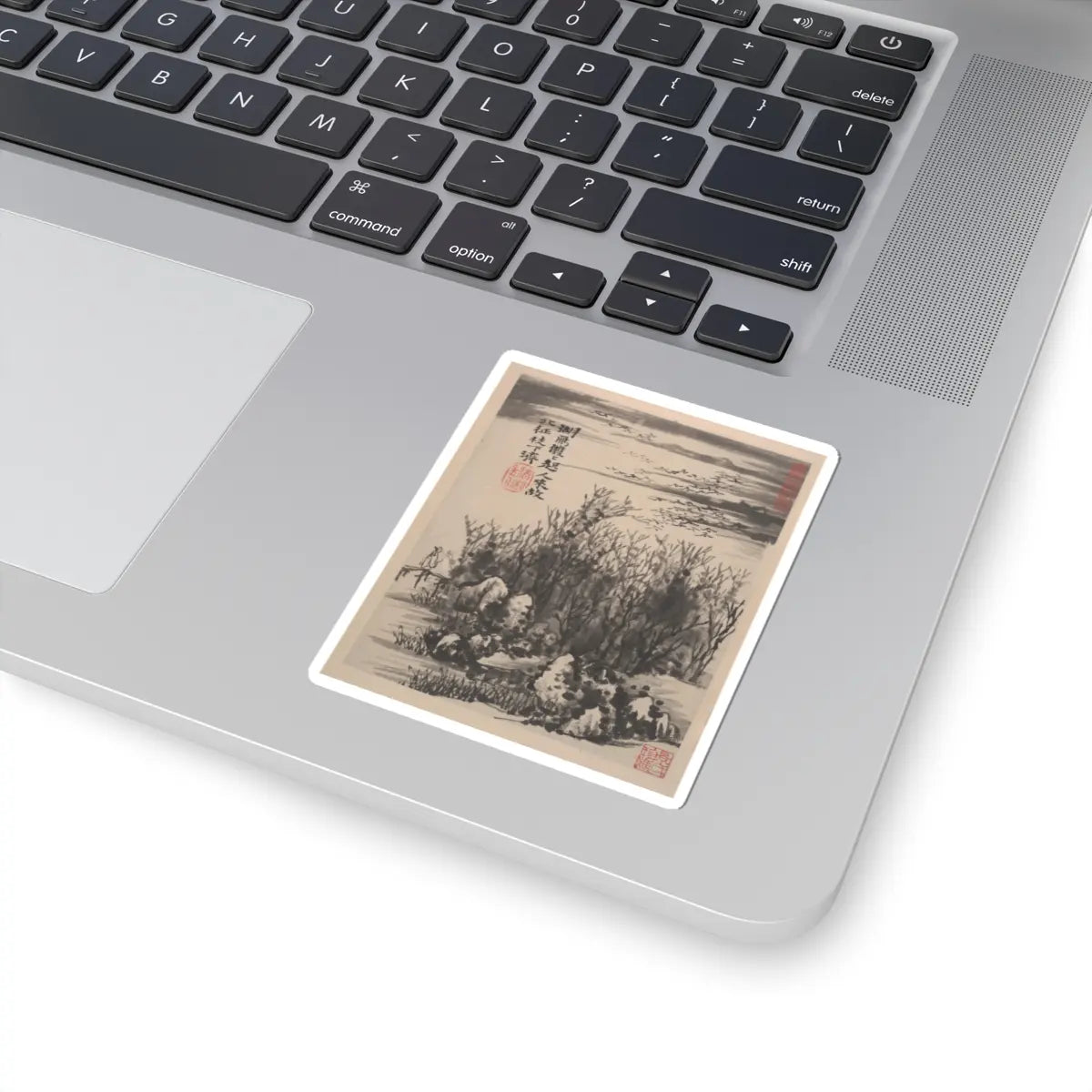 Shitao (Zhu Ruoji) - Wilderness Colors - ca. 1700 v9 - STICKER Vinyl Kiss-Cut Decal