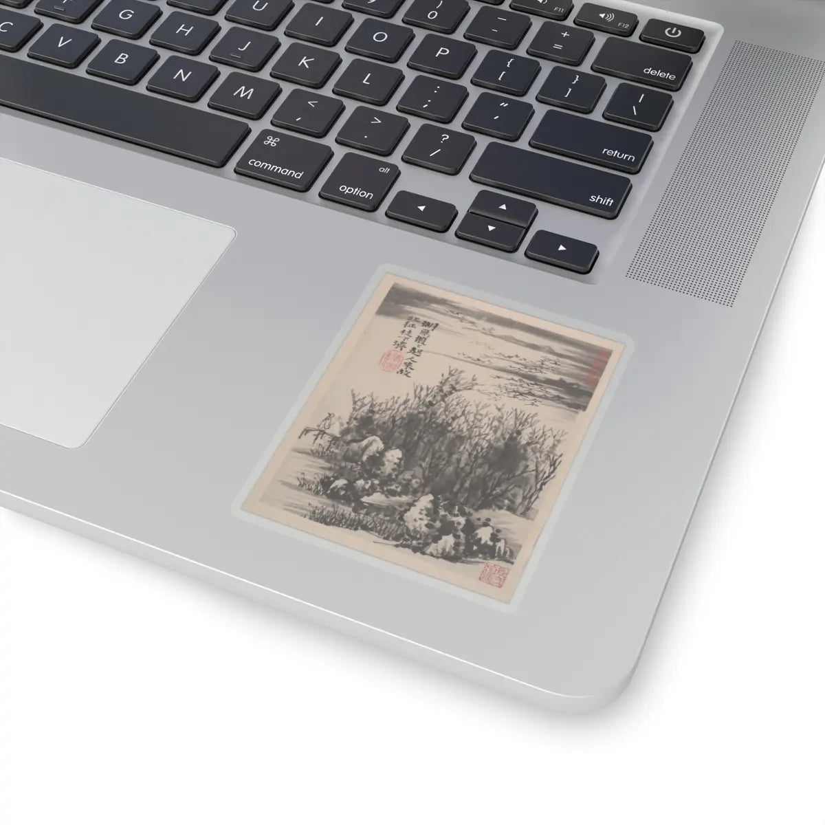 Shitao (Zhu Ruoji) - Wilderness Colors - ca. 1700 v9 - STICKER Vinyl Kiss-Cut Decal