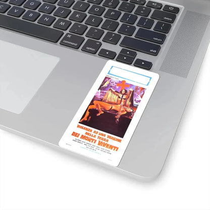 SHIVER OF THE VAMPIRE (ITALIAN) 1971 Movie Poster - STICKER Vinyl Kiss-Cut Decal - The Sticker Space