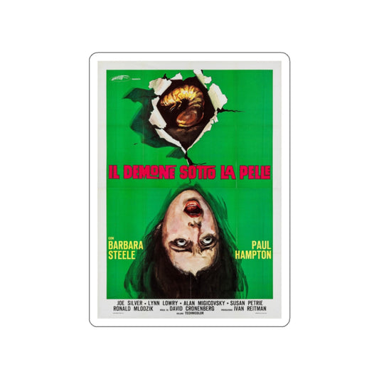 SHIVERS (ITALIAN) 2 1975 Movie Poster STICKER Vinyl Die-Cut Decal-White-The Sticker Space