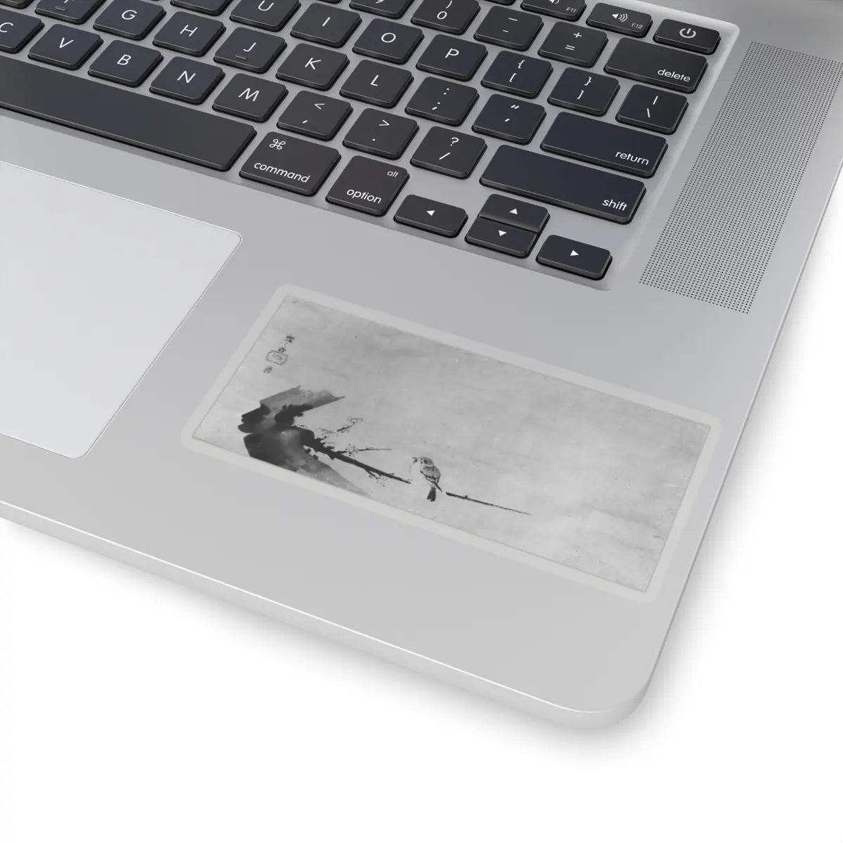 Shōkadō Shōjō - Sparrow on Plum Branch (Ume ni Suzume) - unknown - STICKER Vinyl Kiss-Cut Decal
