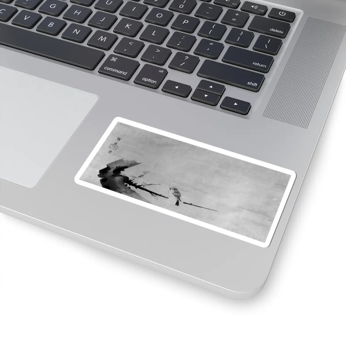 Shōkadō Shōjō - Sparrow on Plum Branch (Ume ni Suzume) - unknown - STICKER Vinyl Kiss-Cut Decal