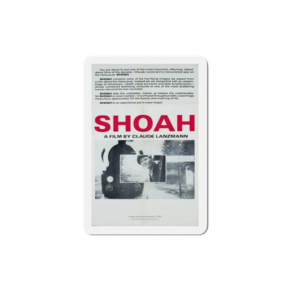 Shoah 1985 Movie Poster Refrigerator Magnet 3 Inch - The Sticker Space