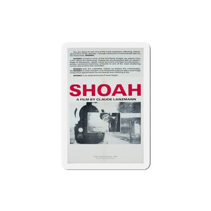 Shoah 1985 Movie Poster Refrigerator Magnet 4 Inch - The Sticker Space