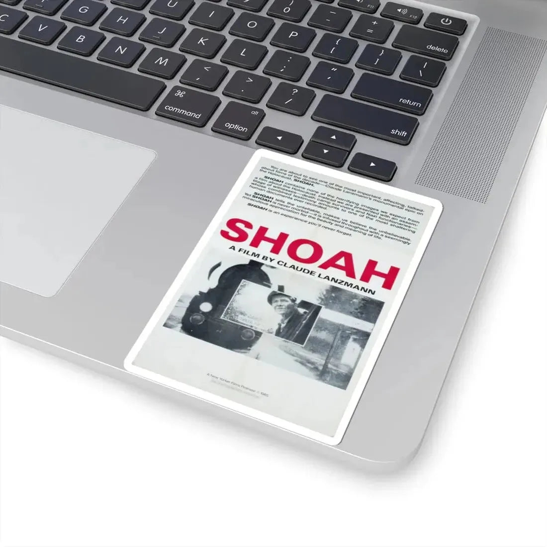 Shoah 1985 Movie Poster - STICKER Vinyl Kiss-Cut Decal - The Sticker Space