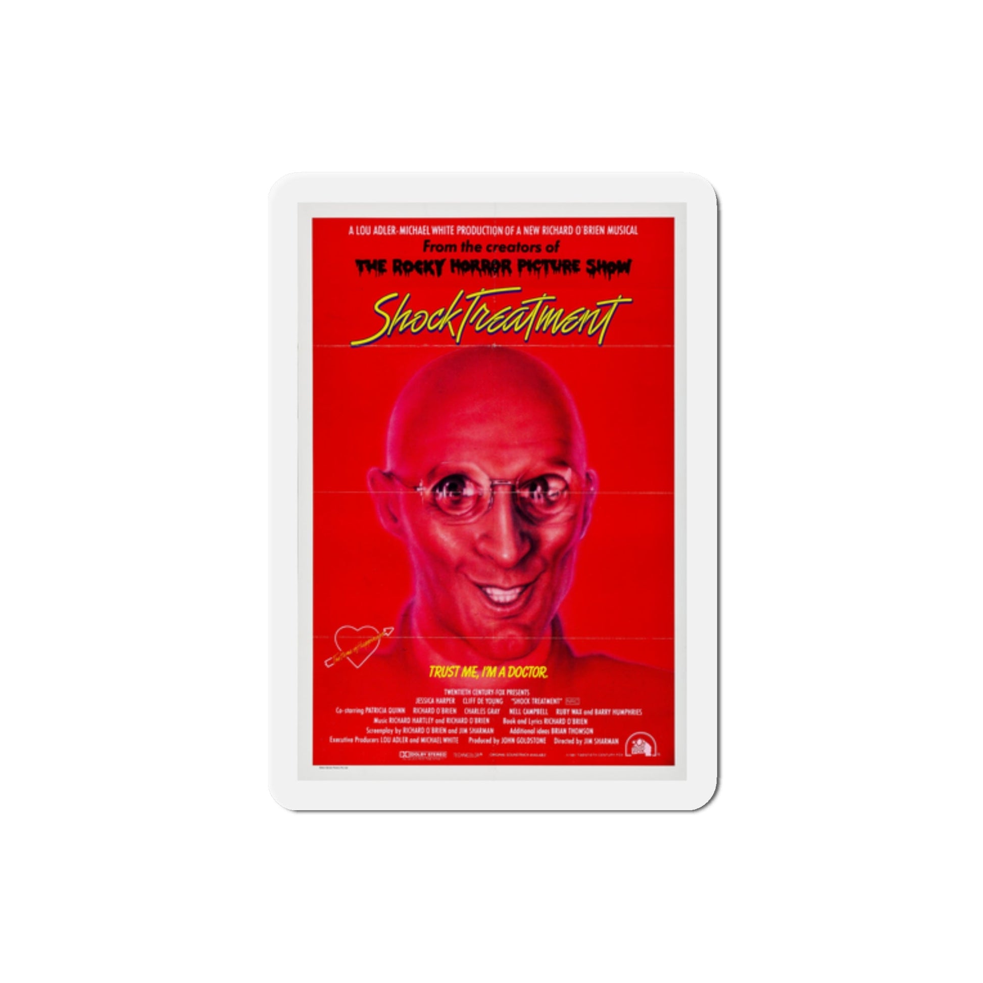 Shock Treatment 1981 Movie Poster Die-Cut Magnet-2" x 2"-The Sticker Space