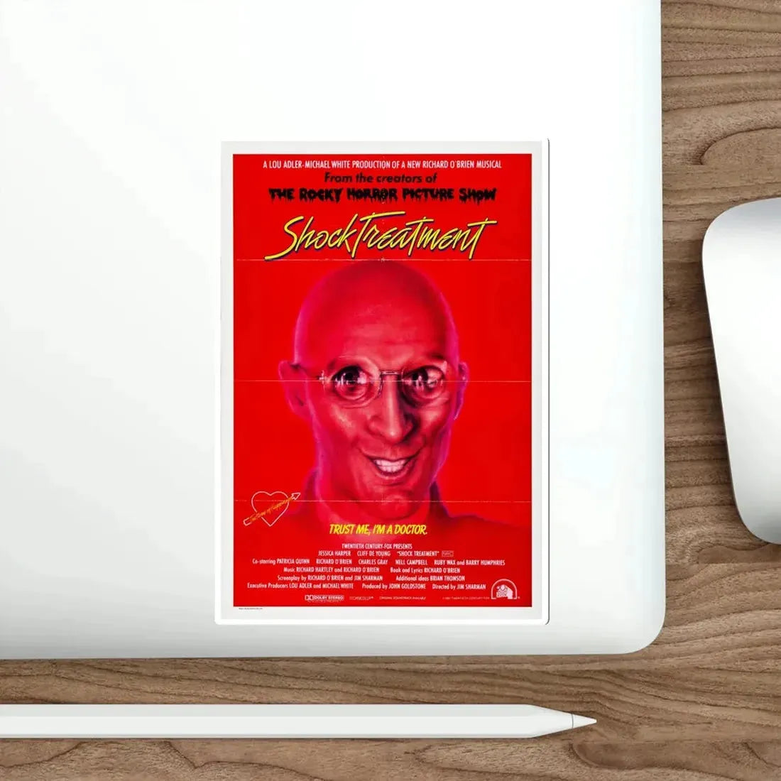 Shock Treatment 1981 Movie Poster STICKER Vinyl Die-Cut Decal - The Sticker Space