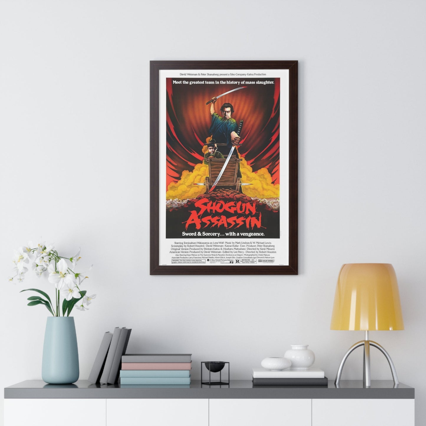 SHOGUN ASSASSIN 1980 - Framed Movie Poster-The Sticker Space