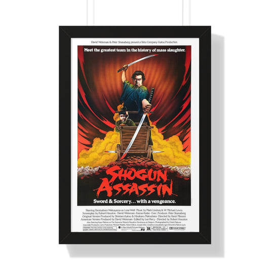 SHOGUN ASSASSIN 1980 - Framed Movie Poster-16″ x 24″-The Sticker Space