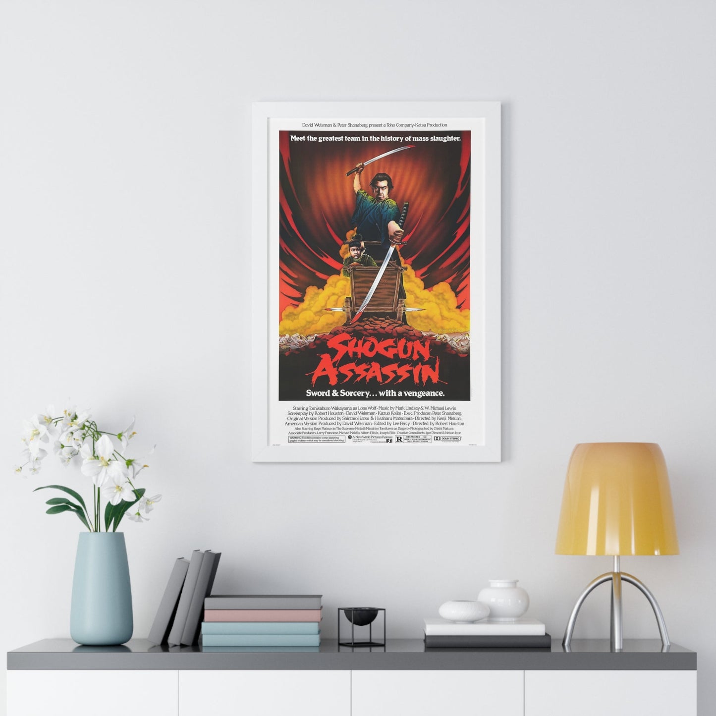 SHOGUN ASSASSIN 1980 - Framed Movie Poster-The Sticker Space