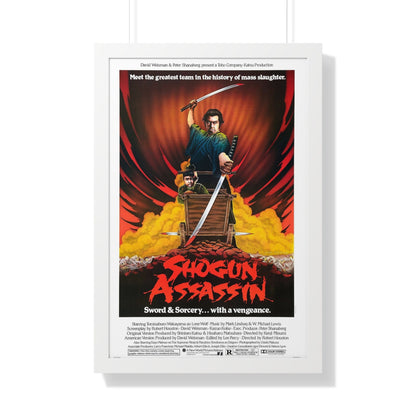 SHOGUN ASSASSIN 1980 - Framed Movie Poster-20" x 30"-The Sticker Space