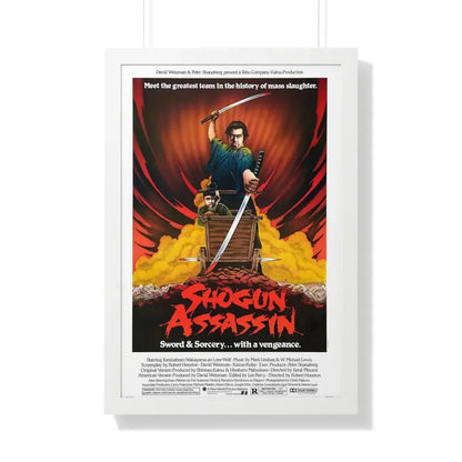 SHOGUN ASSASSIN 1980 - Framed Movie Poster 20" x 30" White - The Sticker Space