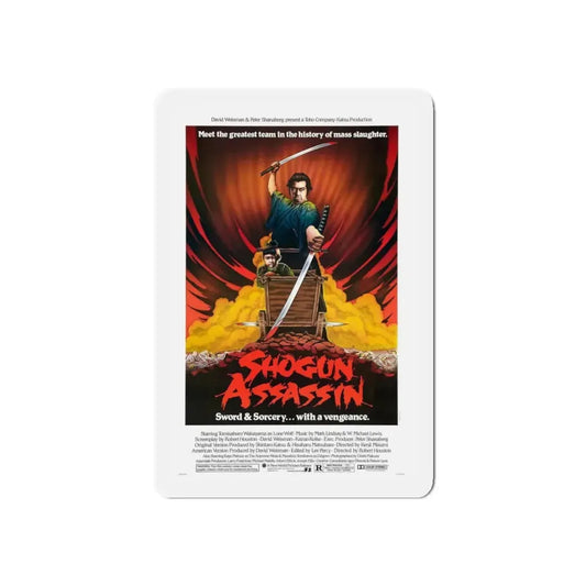 SHOGUN ASSASSIN 1980 Movie Poster - Refrigerator Magnet 6 Inch - The Sticker Space