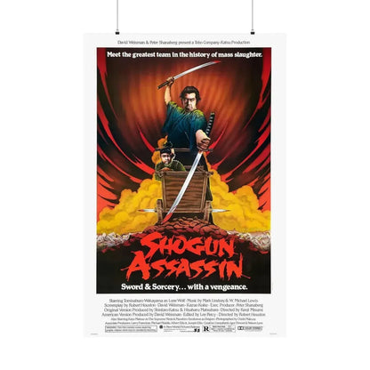 SHOGUN ASSASSIN 1980 - Paper Movie Poster 36" x 54" Matte - The Sticker Space