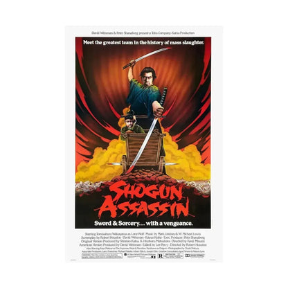 SHOGUN ASSASSIN 1980 - Paper Movie Poster - The Sticker Space