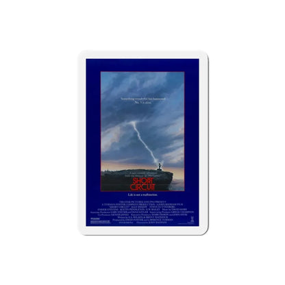 Short Circuit 1986 Movie Poster Refrigerator Magnet 2 Inch - The Sticker Space