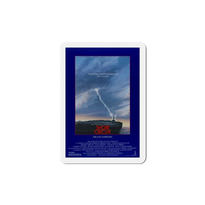 Short Circuit 1986 Movie Poster Refrigerator Magnet 5 Inch - The Sticker Space