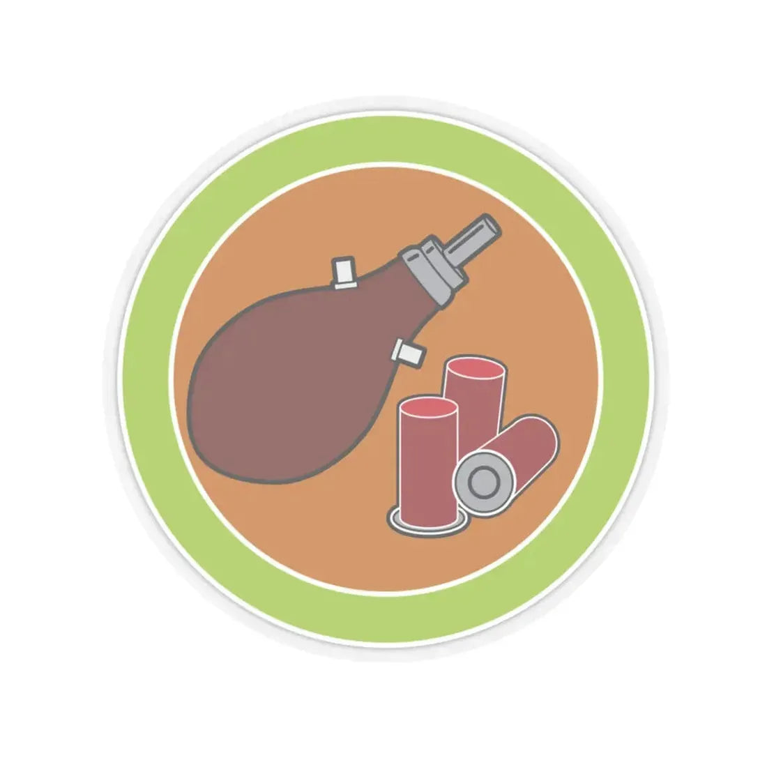 Shotgun Shooting (Boy Scout Merit Badge) STICKER Vinyl Kiss-Cut Decal 3 Inch Transparent - The Sticker Space
