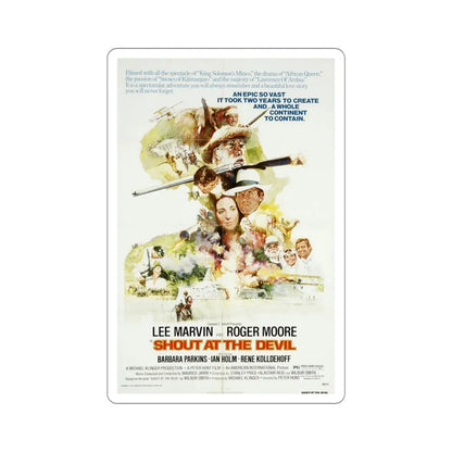 Shout at the Devil 1976 Movie Poster STICKER Vinyl Die-Cut Decal 5 Inch - The Sticker Space