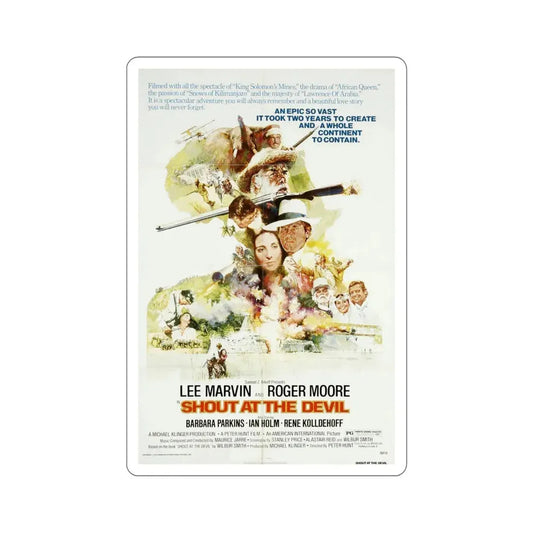 Shout at the Devil 1976 Movie Poster STICKER Vinyl Die-Cut Decal 6 Inch - The Sticker Space