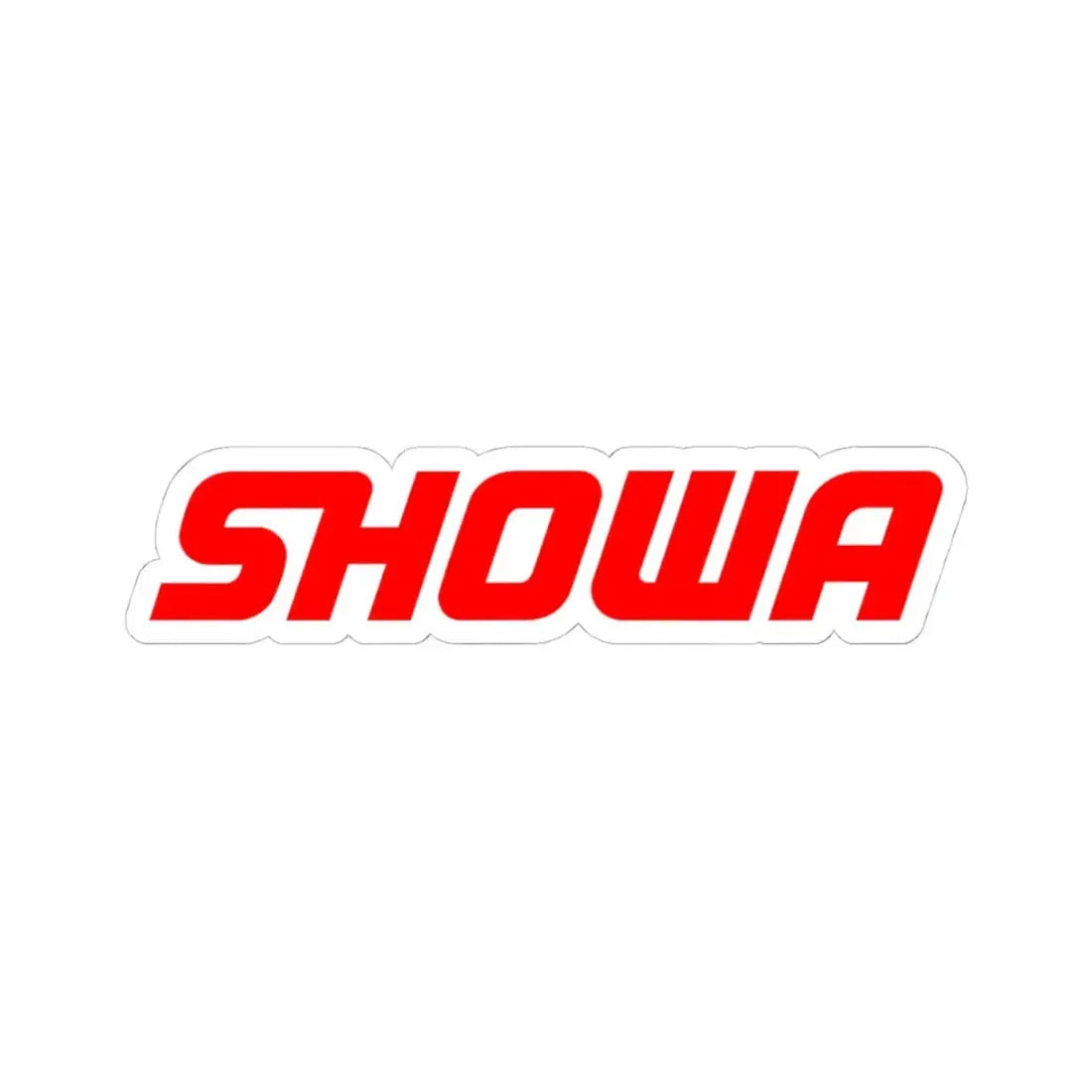 Showa Corporation (Logo) STICKER Vinyl Kiss-Cut Decal 4 Inch White - The Sticker Space