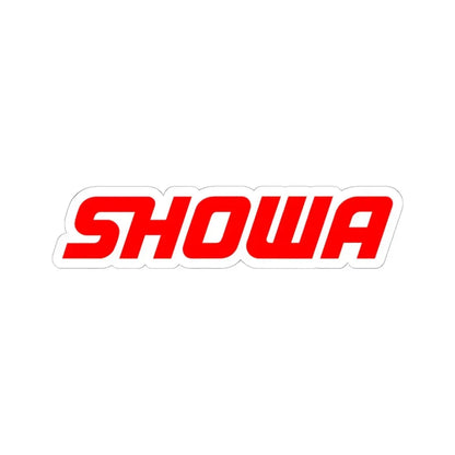 Showa Corporation (Logo) STICKER Vinyl Kiss-Cut Decal 6 Inch White - The Sticker Space
