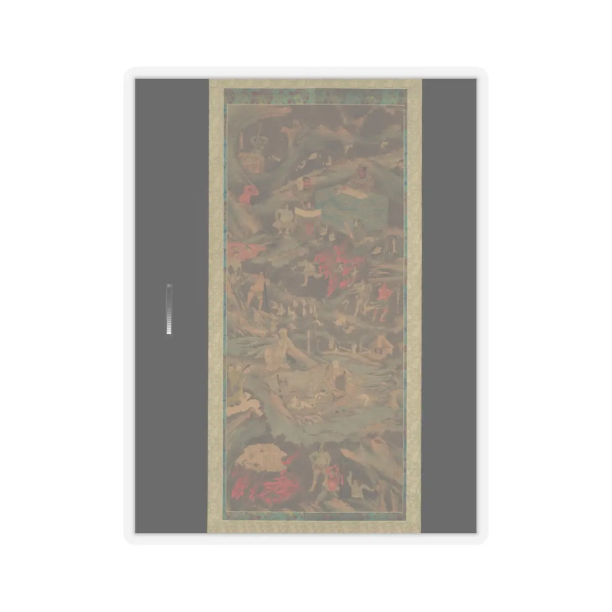 Shōsai 松斎 - Scenes of the Buddhist Hell - second half 19th century v1 - STICKER Vinyl Kiss-Cut Decal
