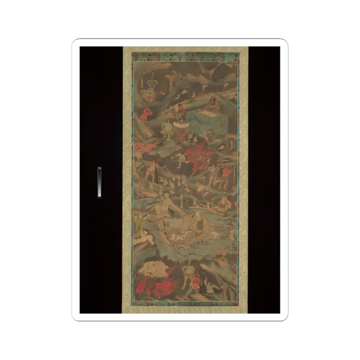Shōsai 松斎 - Scenes of the Buddhist Hell - second half 19th century v1 - STICKER Vinyl Kiss-Cut Decal