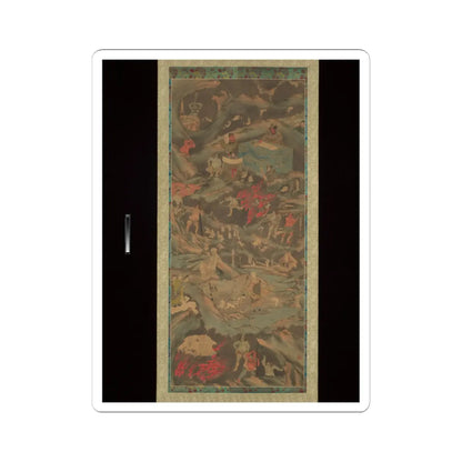 Shōsai 松斎 - Scenes of the Buddhist Hell - second half 19th century v1 - STICKER Vinyl Kiss-Cut Decal