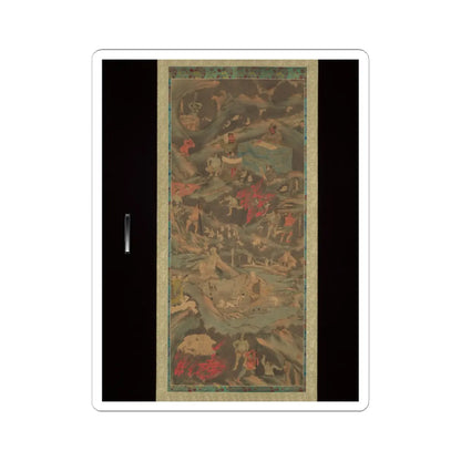 Shōsai 松斎 - Scenes of the Buddhist Hell - second half 19th century v1 - STICKER Vinyl Kiss-Cut Decal