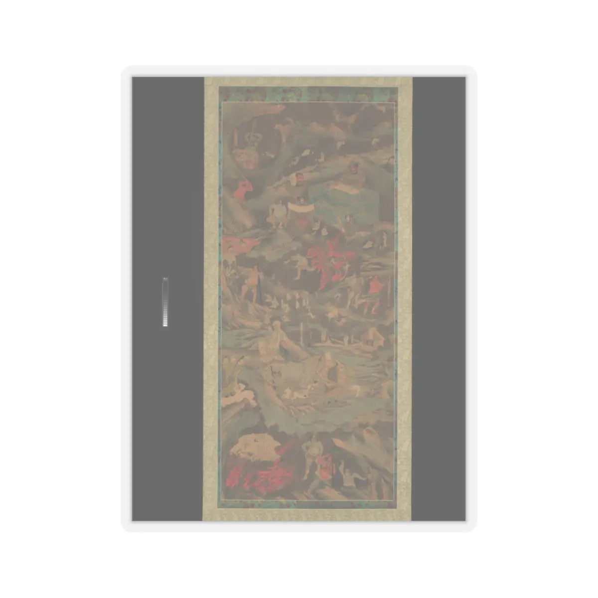 Shōsai 松斎 - Scenes of the Buddhist Hell - second half 19th century v1 - STICKER Vinyl Kiss-Cut Decal