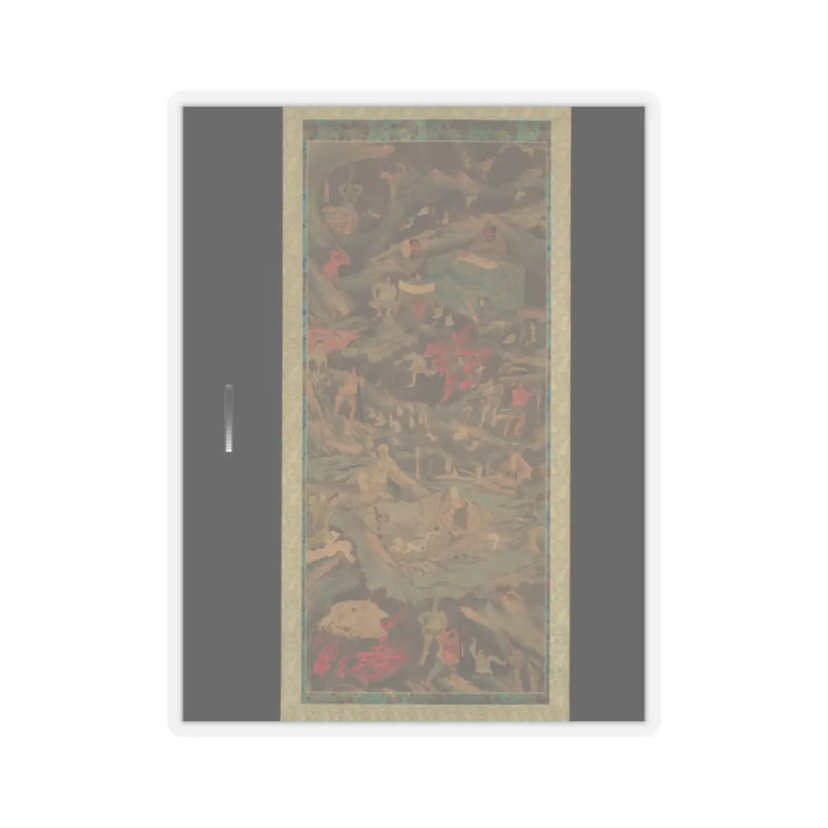 Shōsai 松斎 - Scenes of the Buddhist Hell - second half 19th century v1 - STICKER Vinyl Kiss-Cut Decal