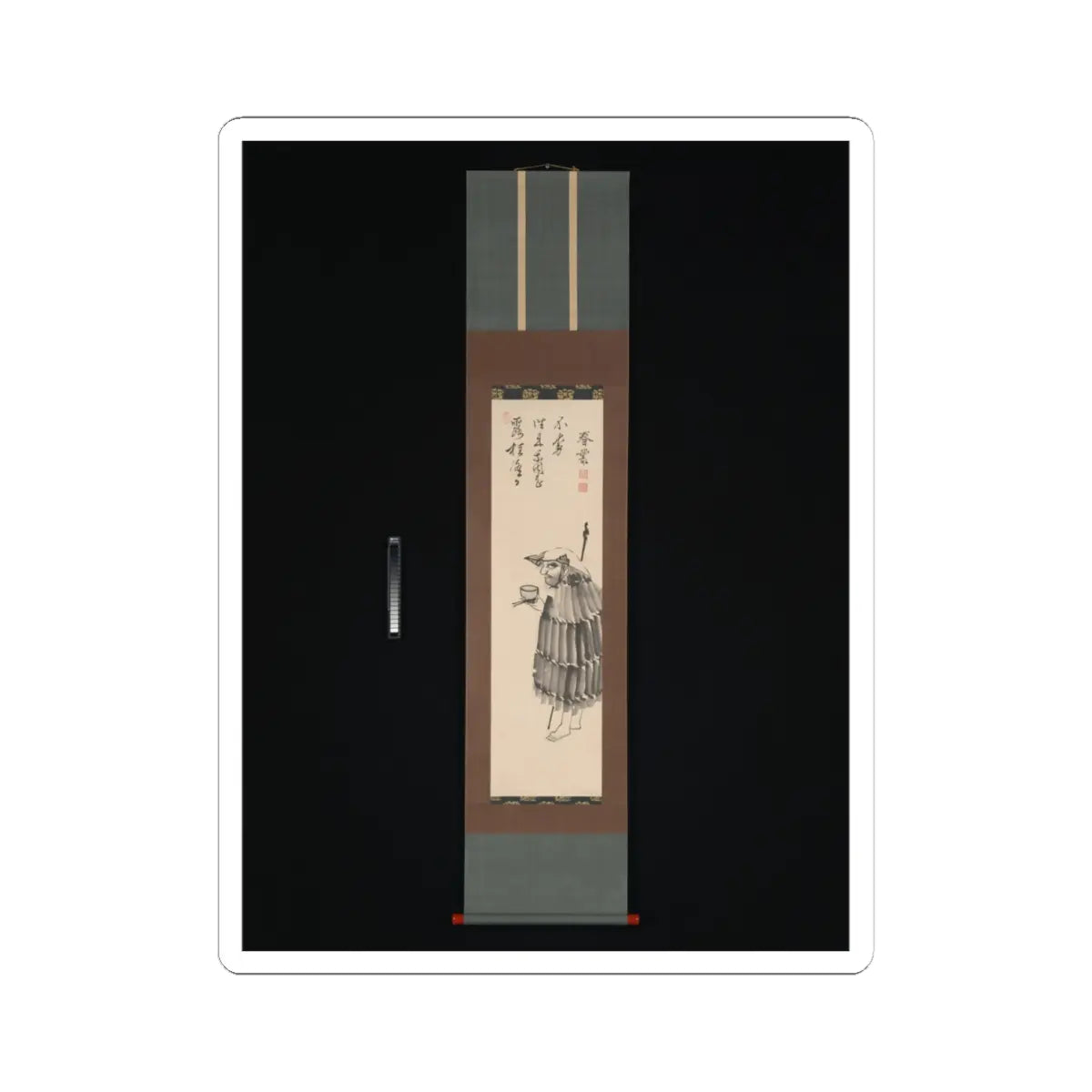 Shunsō Joshu - The Monk Daitō Kokushi as a Beggar - early 19th century v2 - STICKER Vinyl Kiss-Cut Decal