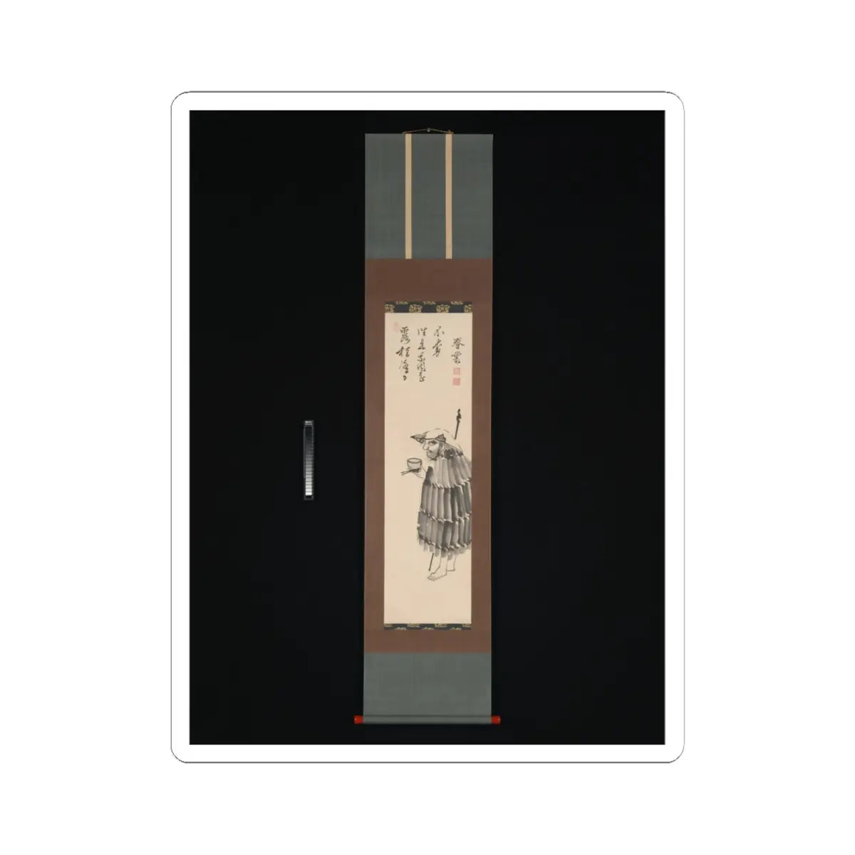 Shunsō Joshu - The Monk Daitō Kokushi as a Beggar - early 19th century v2 - STICKER Vinyl Kiss-Cut Decal
