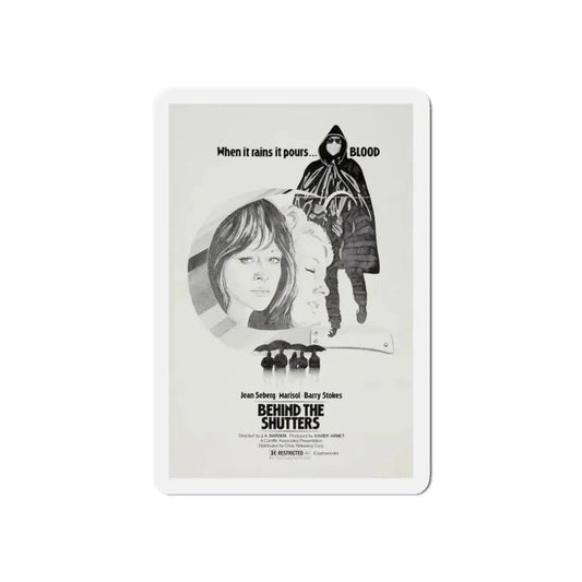 SHUTTERS (THE CORRUPTION OF CHRIS MILLER) 1973 Movie Poster - Refrigerator Magnet 6 Inch - The Sticker Space