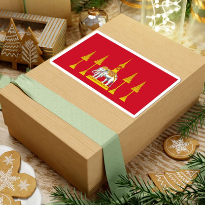 Siamese Royal Standard absent Rama IV (Thailand) STICKER Vinyl Kiss-Cut Decal - The Sticker Space