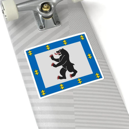 Siauliai County flag (Lithuania) STICKER Vinyl Kiss-Cut Decal - The Sticker Space